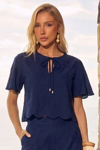 Blusa Bordada Fleur