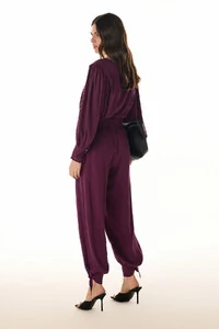 Calça Poa Rayon Jacquard