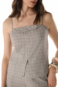 Regata Alça Xadrez Mayfair