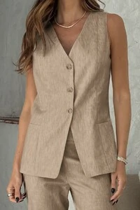 Maxi Colete Linen Sicily