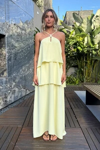 Vestido Petal Fendi