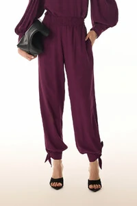 Calça Poa Rayon Jacquard