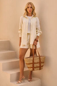 Camisa Siena Stripe