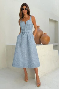 Vestido Linen Sicily