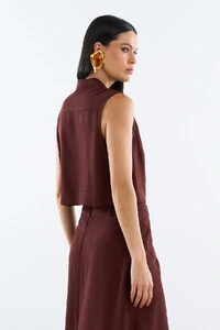 Blusa Button Aura Touch