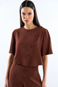 Blusa Button Sensorial