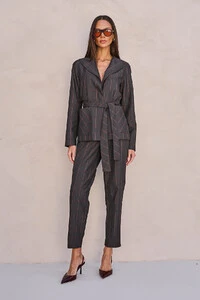 Blazer Alfaiataria Check