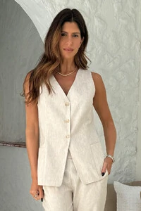 Maxi Colete Linen Sicily