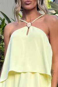 Vestido Petal Fendi
