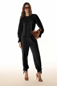 Blusa Poa Rayon Jacquard