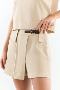 Short Saia Estelle Texture