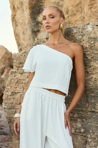 Blusa Um Ombro Celine