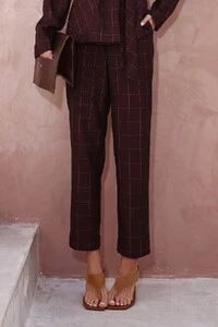 Calça Alfaiataria Check