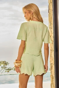 Shorts Bordada Fleur