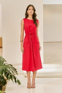 Vestido Selene Linen Elegance