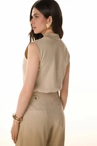 Blusa Gola Estelle Texture