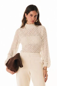 Blusa Crochet Bunny