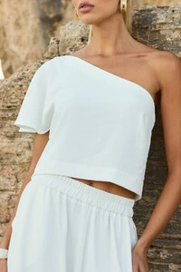 Blusa Um Ombro Celine