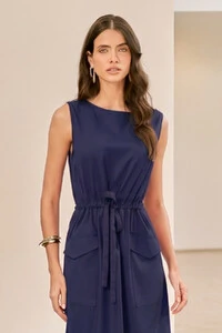 Vestido Selene Linen Elegance