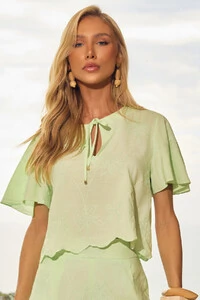 Blusa Bordada Fleur