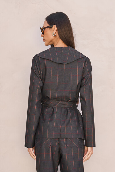 Foto Blazer Alfaiataria Check
