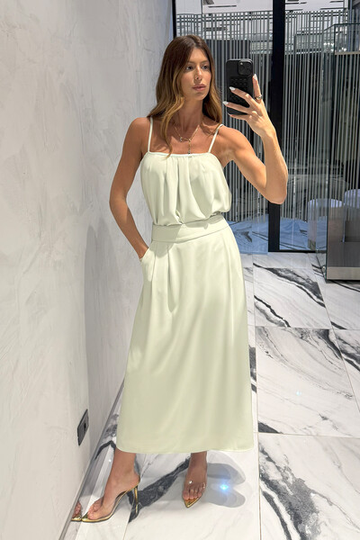 Conjunto Regata e Saia Pleats Celine