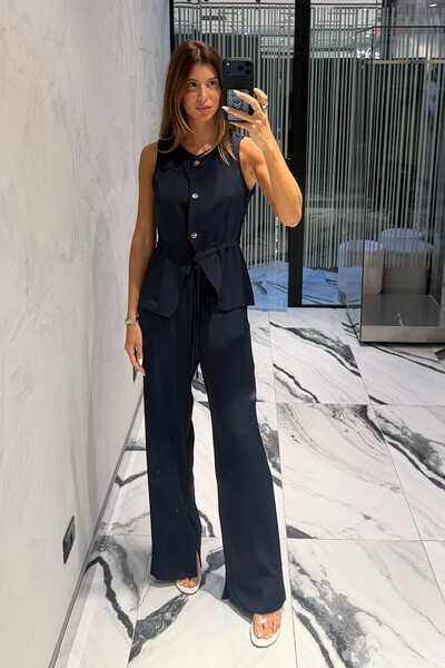Foto Conjunto Regata Button e Pantalona Basis California
