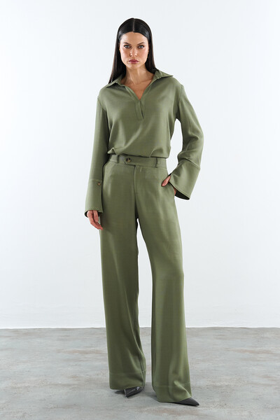 Conjunto Camisa e Pantalona Aster Francesca