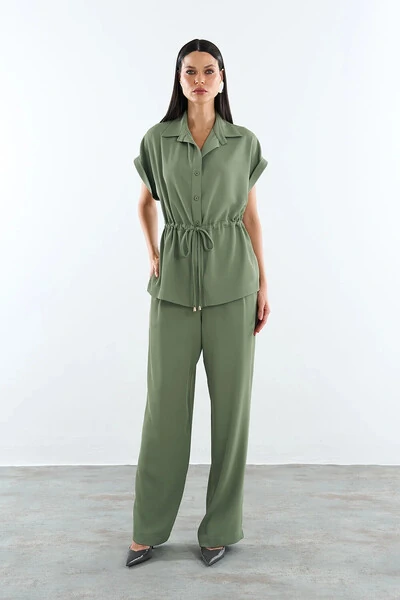 Conjunto Camisa Parka Petra e Pantalona Essential Petra