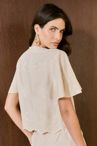 Foto Blusa Bordada Fleur