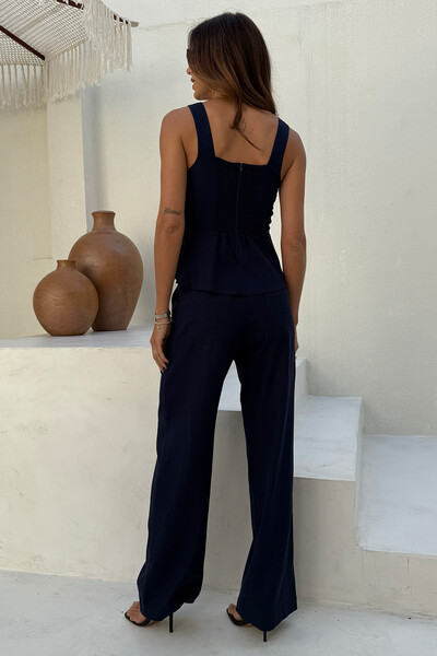 FotoPantalona Flex Linen Elegance