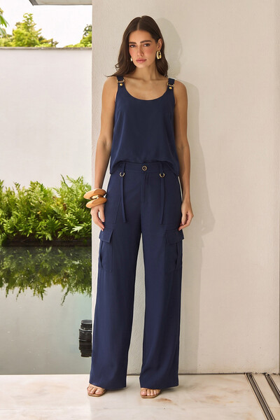 Foto Conjunto Regata e Pantalona Cargo Gioia Lilly