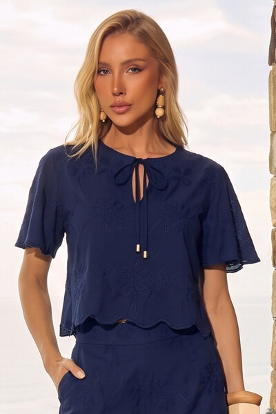 Foto Blusa Bordada Fleur