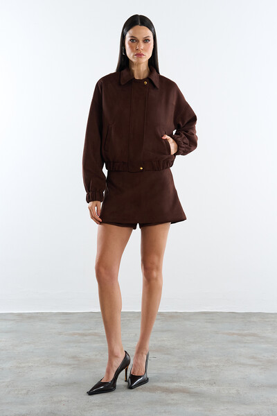 Foto Short Saia Cherie Suede