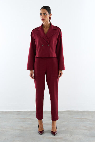 Foto Conjunto Trench e Calça Cherie Suede