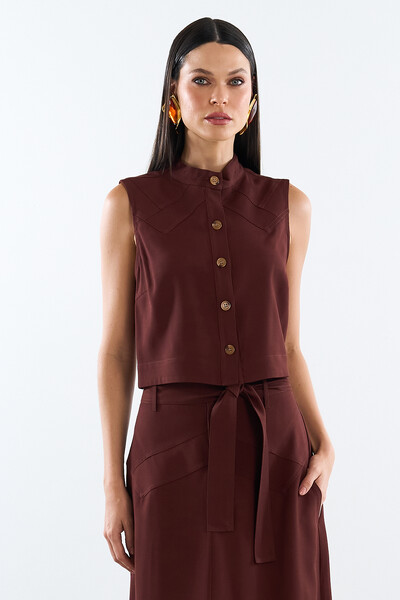 Foto Blusa Button Aura Touch