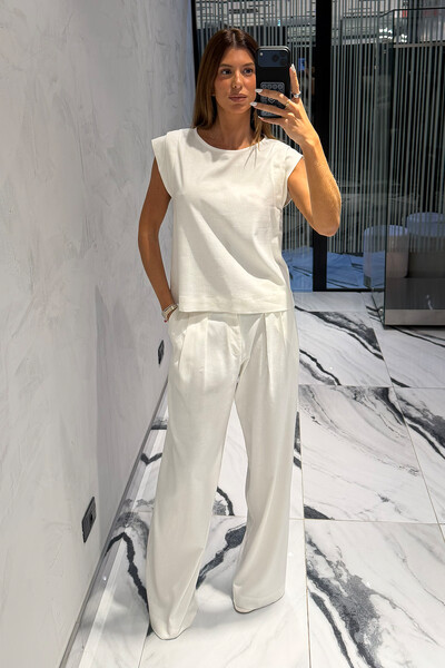Foto Pantalona Selene Linen Elegance