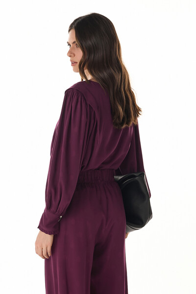 FotoBlusa Poa Rayon Jacquard