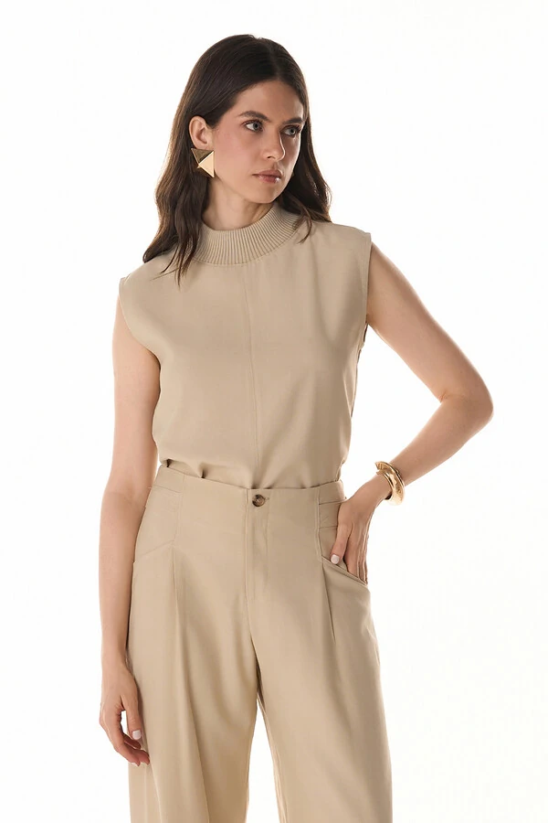 Blusa Gola Estelle Texture