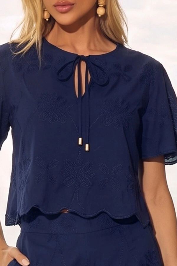 Blusa Bordada Fleur