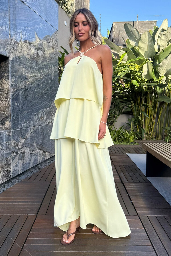 Vestido Petal Fendi