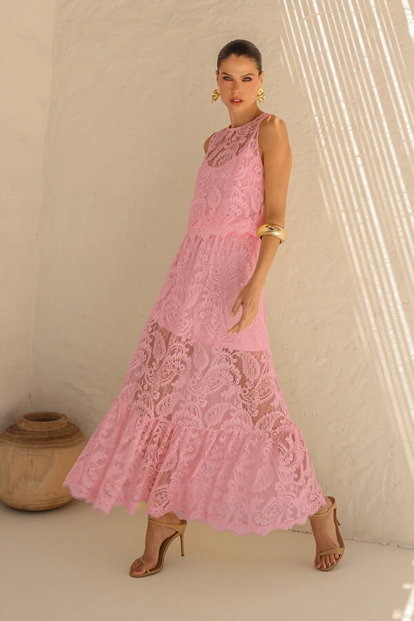 Conjunto Regata e Saia Lace Paisley