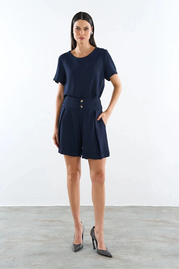 Conjunto Blusa e Bermuda City Josie