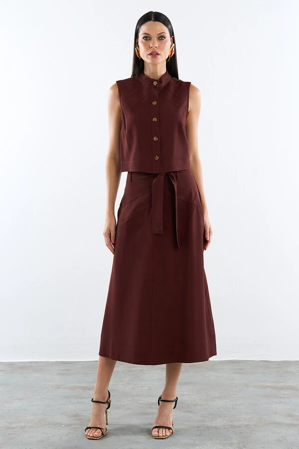 Blusa Button Aura Touch