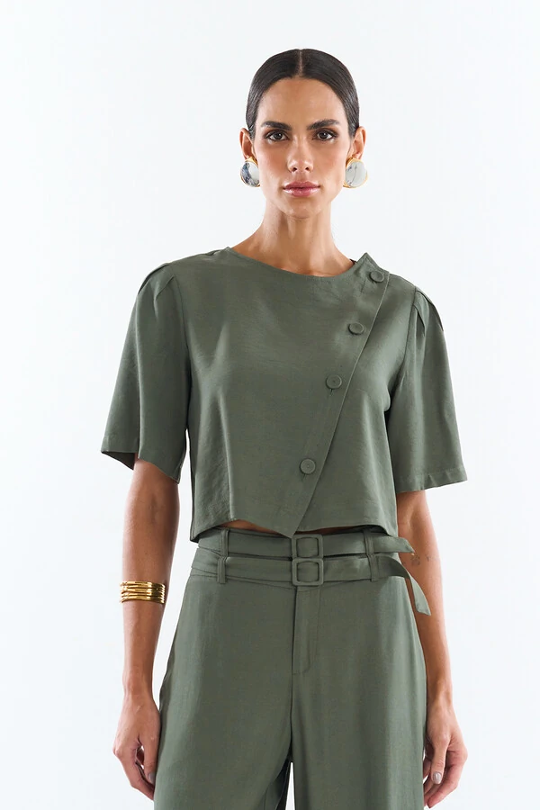 Blusa Button Sensorial