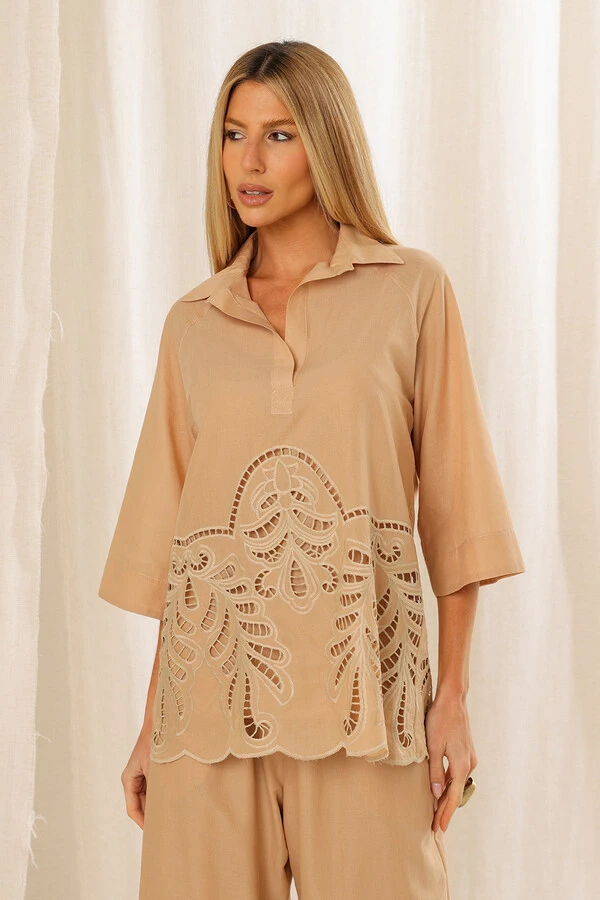Camisa Bordada Lillia
