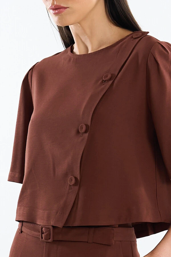 Blusa Button Sensorial