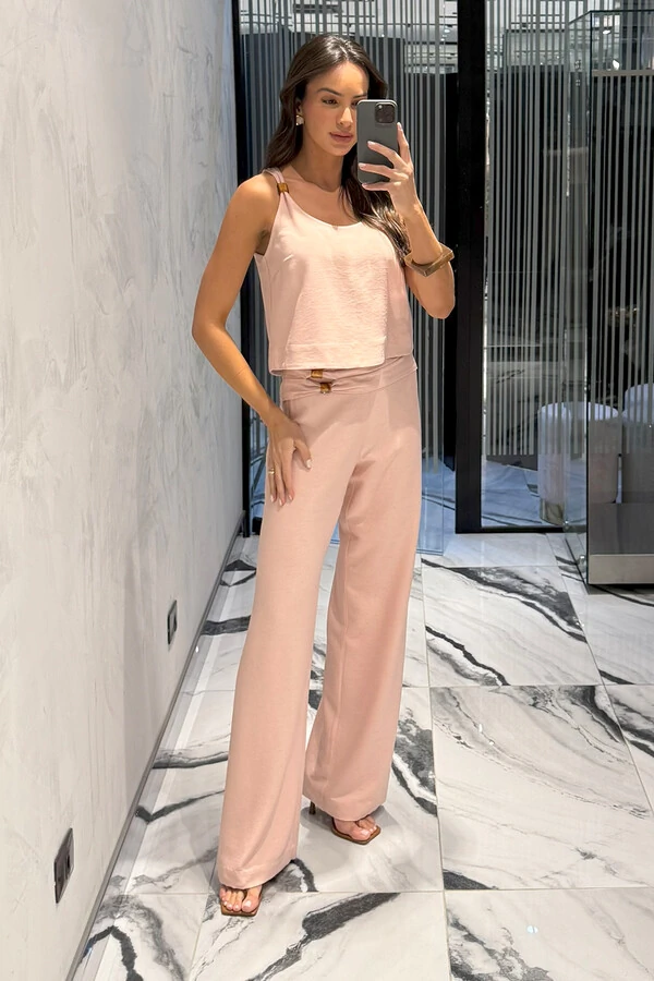 Conjunto Regata e Pantalona Belle Saints