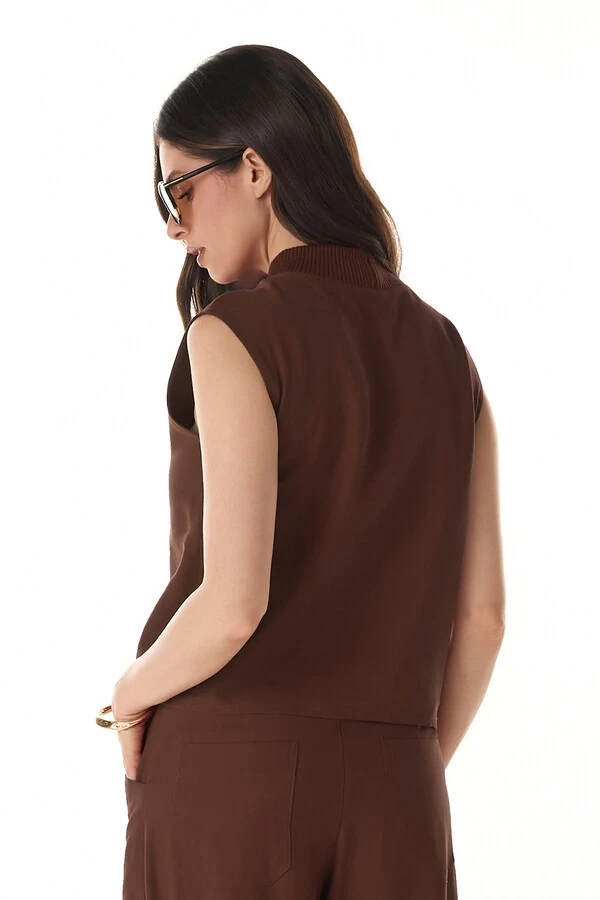 Blusa Gola Estelle Texture