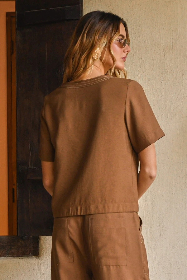 Blusa Pespontos Genova